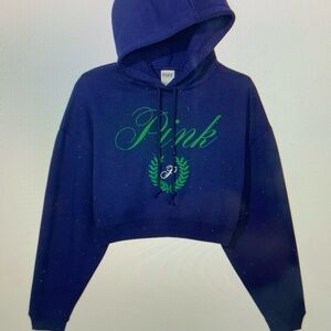 NWT Victoria Secret Everyday Fleece Cropped Hoodie XXL Sweatshirt